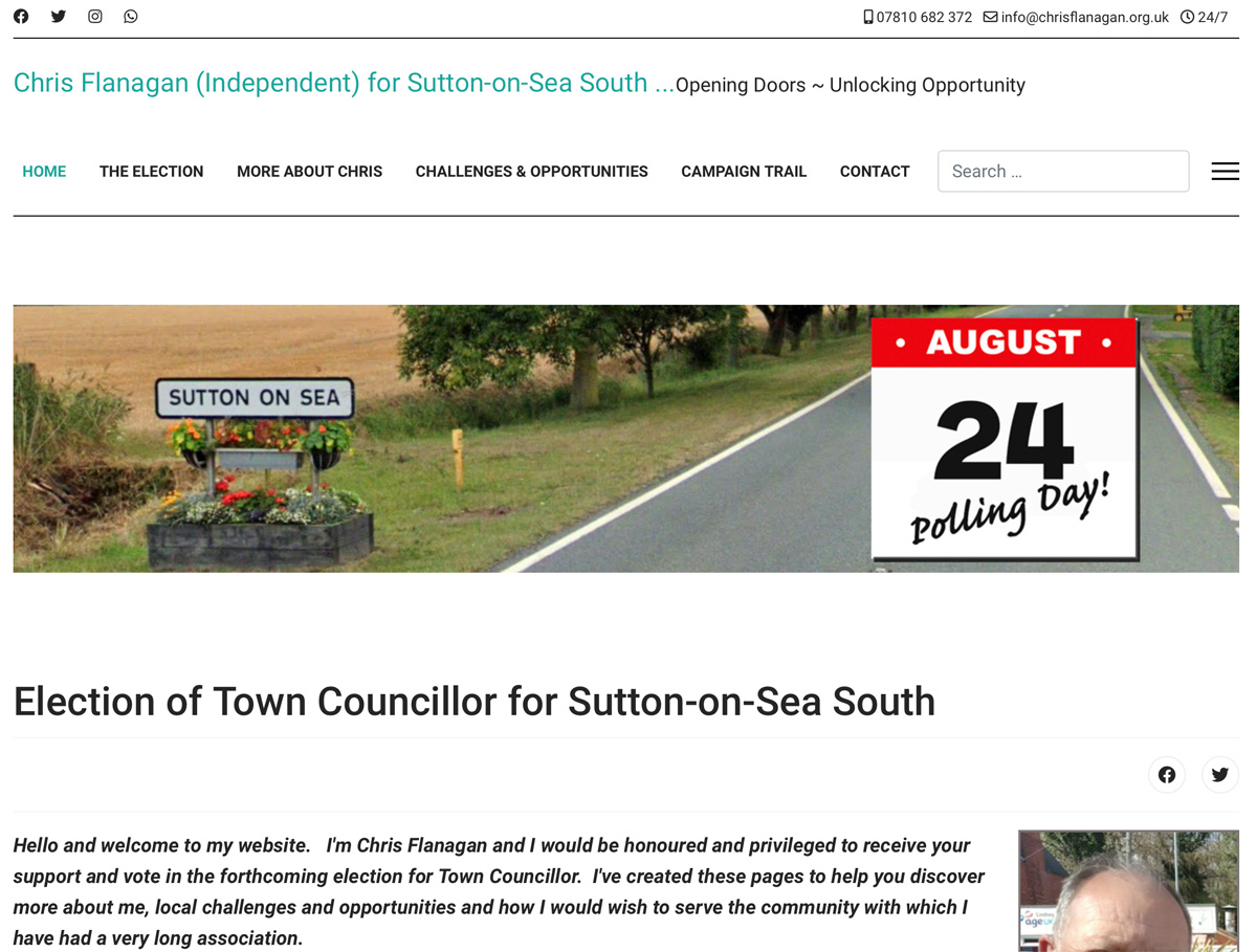 Website goes live