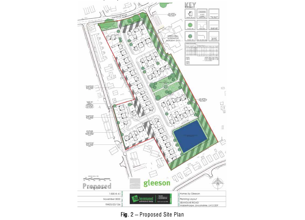 Planning application on Tennyson School site